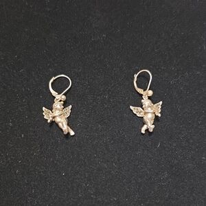 Elegant Gold Angel Earrings